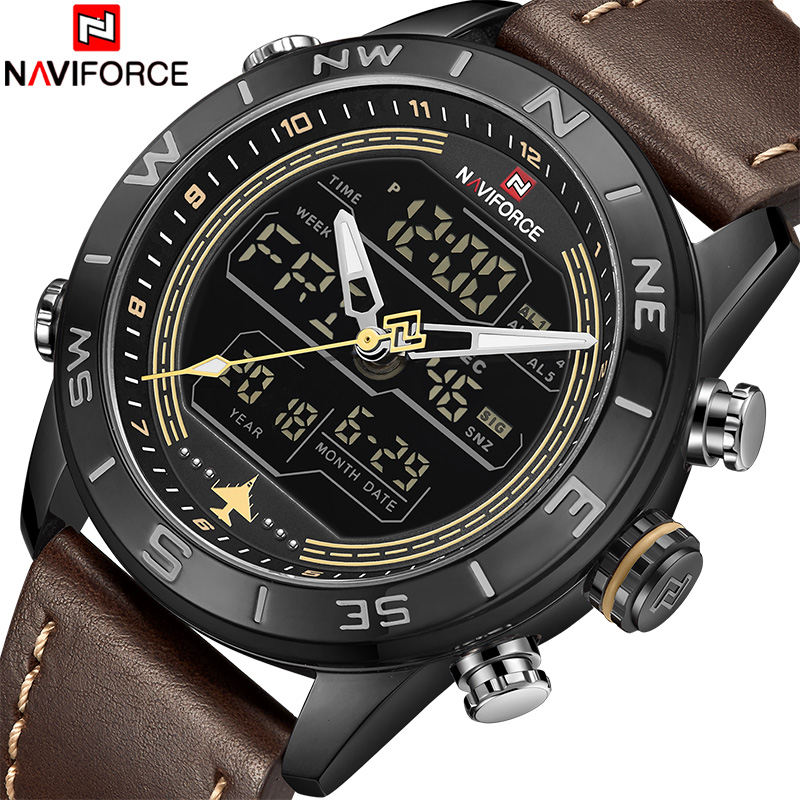 Luxury Watch Investment - NAVIFORCE Luxury Brand Men Sports Quartz