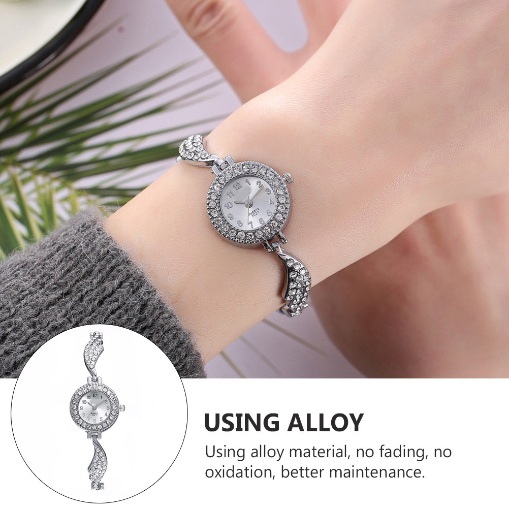 1Pcs Rhinestone Wing Design Wo - Luxury Watch Gift For Her ulasan dan harga