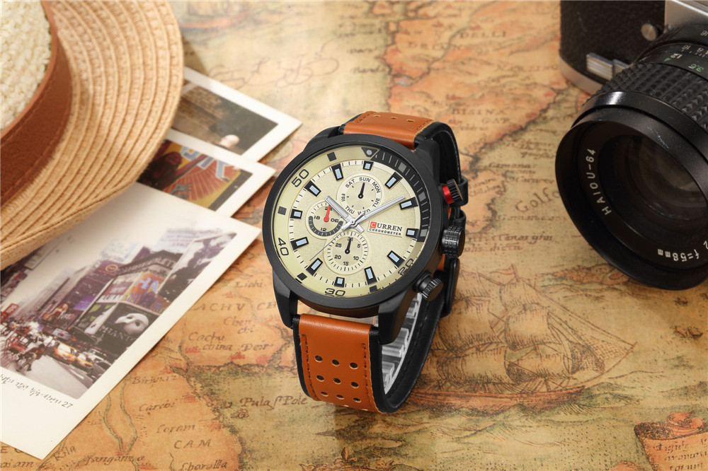 2017 CURREN Stylish Watch Men  - Luxury Watch Investment ulasan dan harga