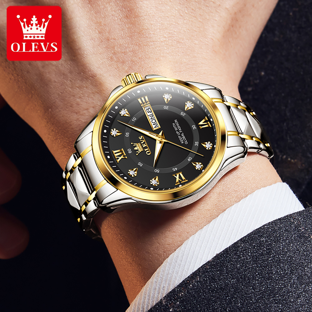 OLEVS Men's Watches Luxury Fas - Luxury Watch Top 10 ulasan dan harga